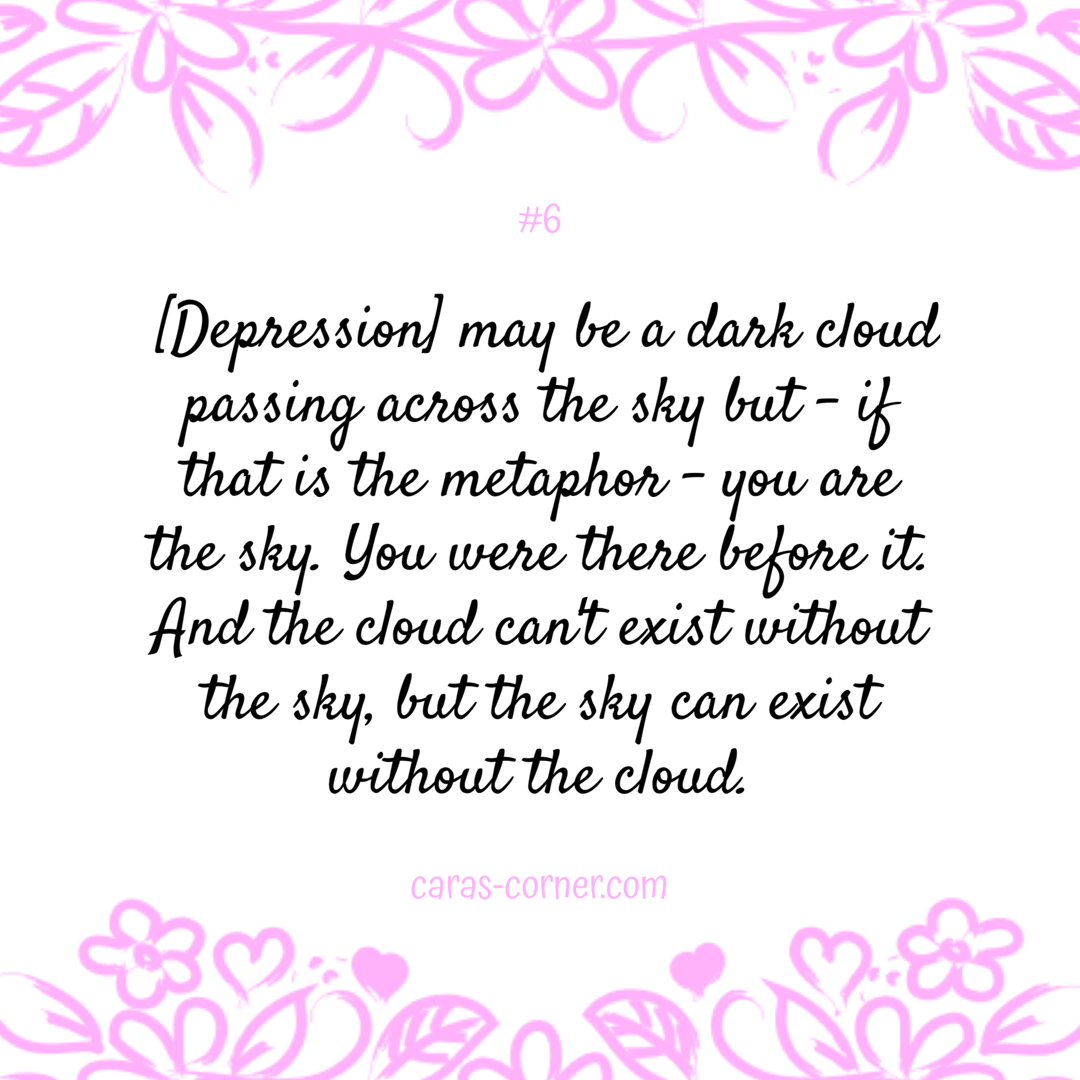Matt Haig quote  - mental health recovery quote